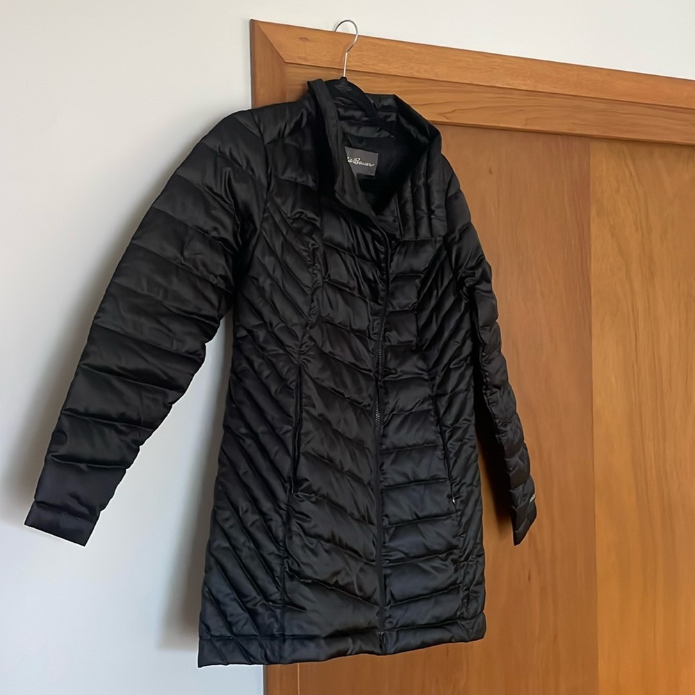 Eddie Bauer down black coat